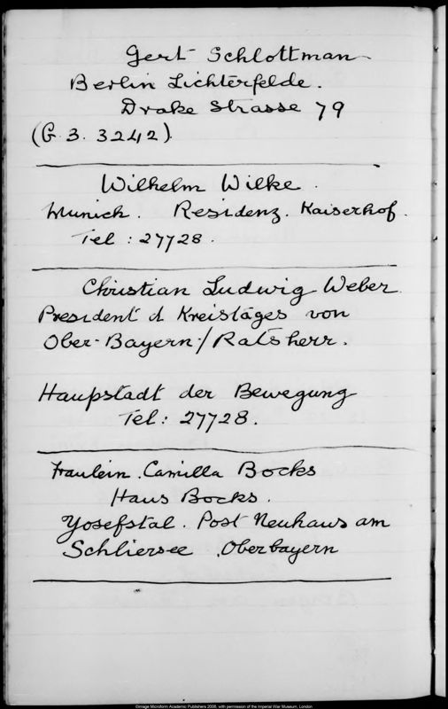 View document: Diary kept by Captain H.W Luttman-Johnson, 1937-1940.