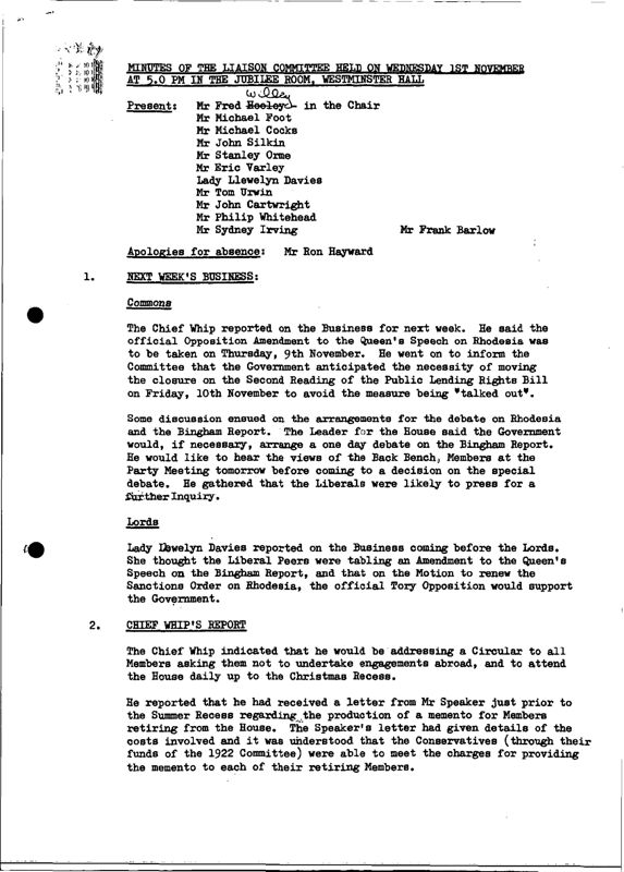 View document: Minutes for 1978/79 session.
