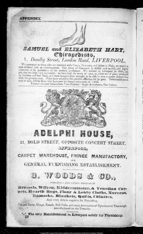 View document: Robson's Alphabetical directory of Liverpool.