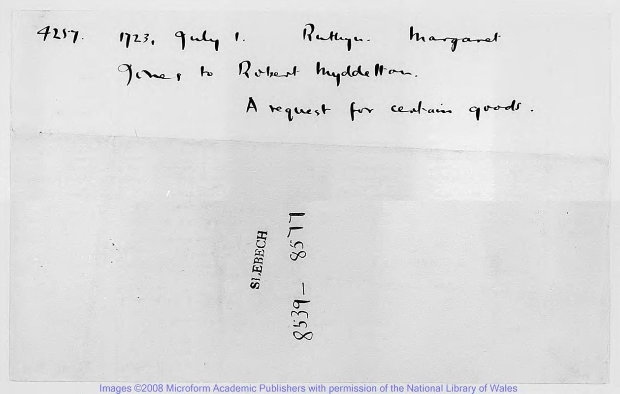 View document: Letters, 1777 Sept. 5 to 1784 Nov. 18.