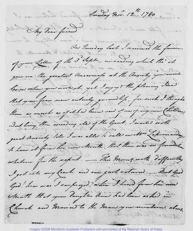 View document: Letters, 1778 April 17 to 1780 Dec. 6.