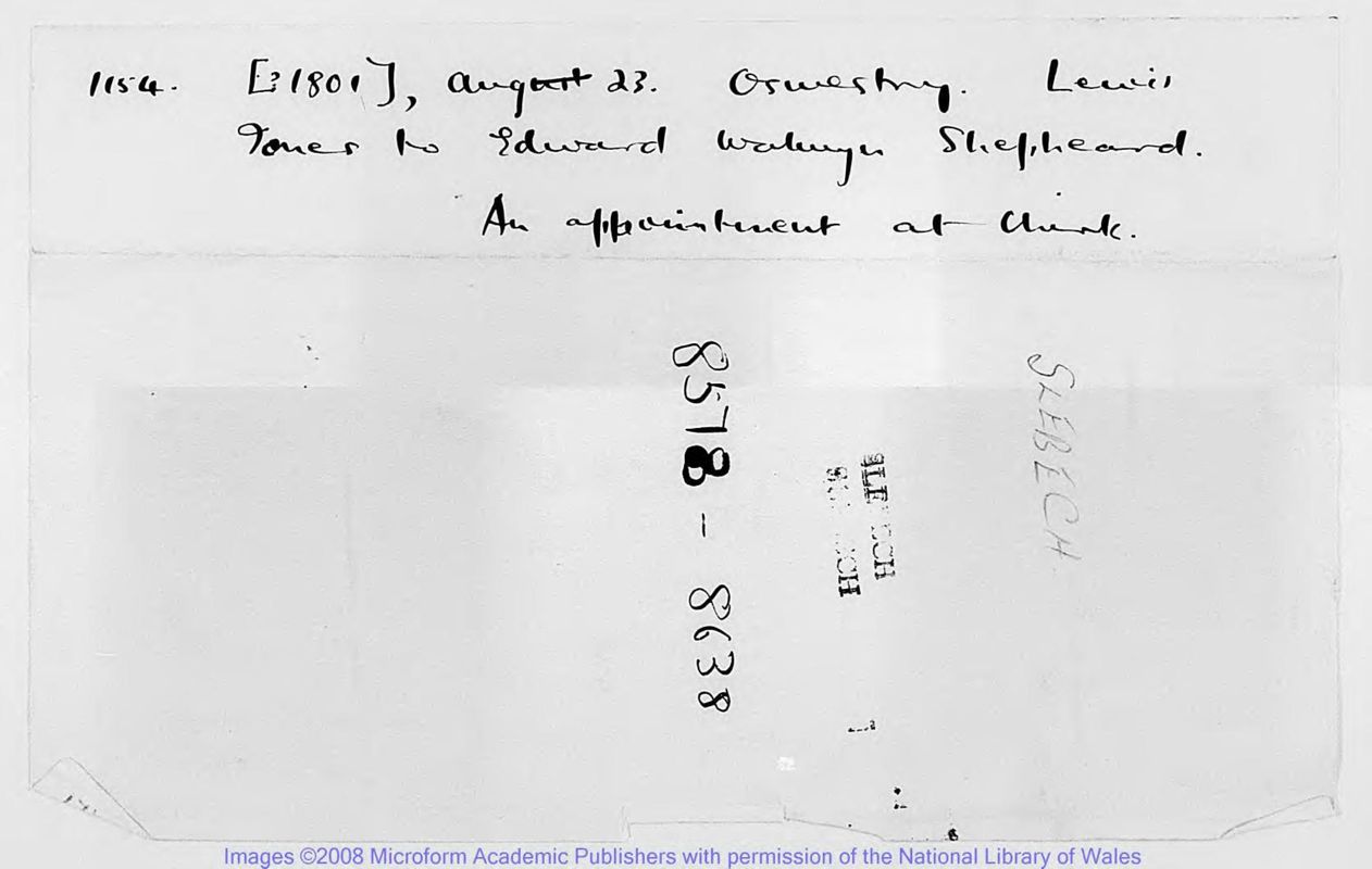 View document: Letters, 1782 Feb. 12 to 1784 March 11.