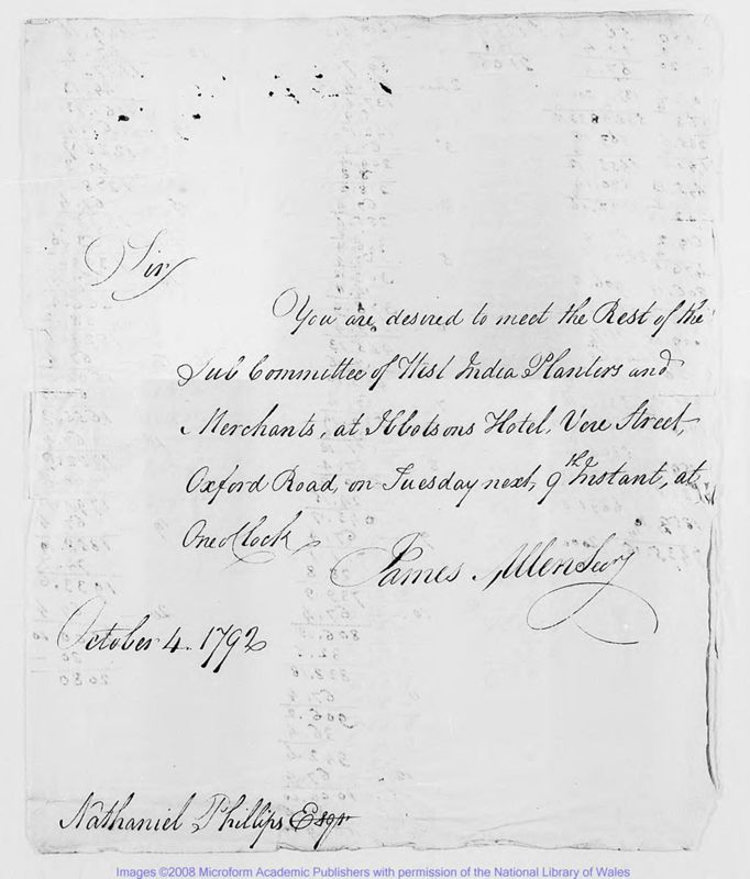 View document: Letter, 1792 Oct. 4.