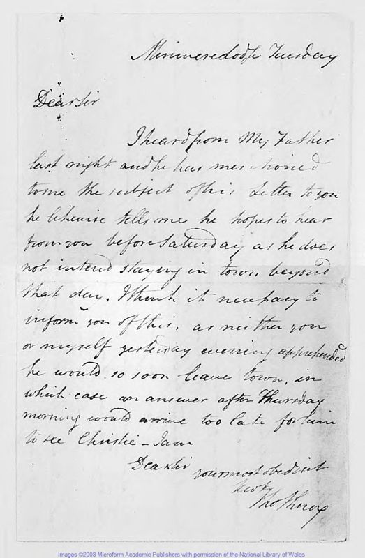 View document: Letters, 1795.
