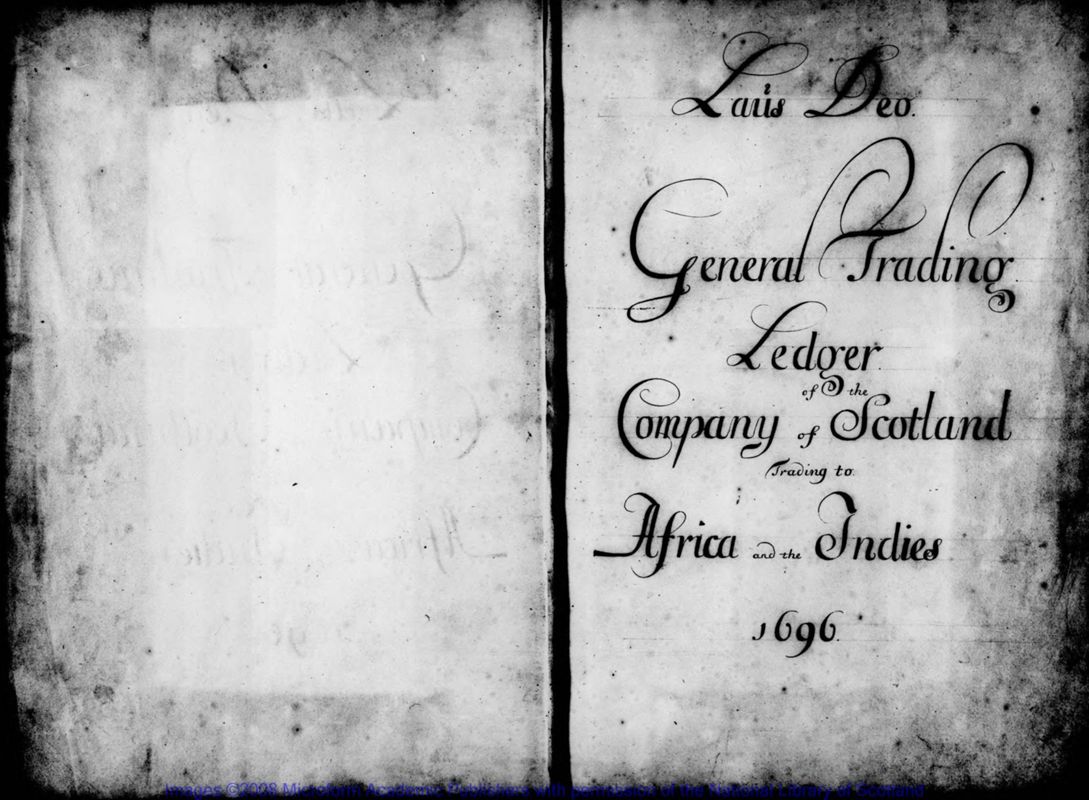 View document: General Trading Ledger, 1696.