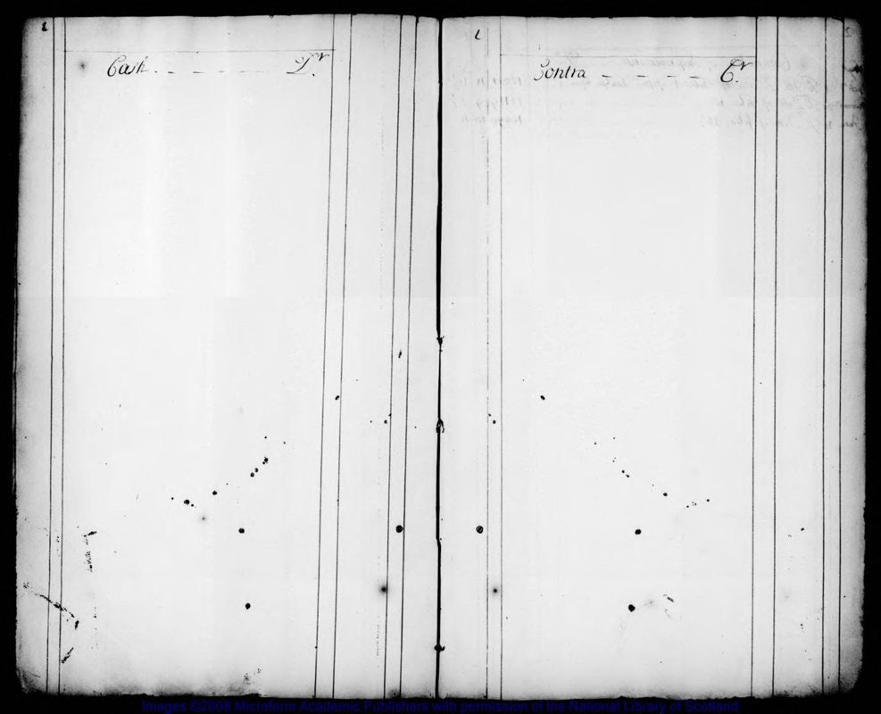 View document: Notes for Journal for General Trading Ledger, 1696-1701.