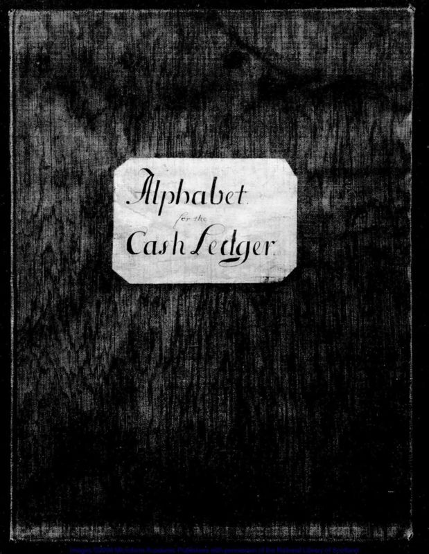 View document: Index to Cash ledger, 1696-1698.