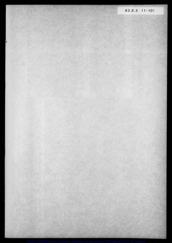 View document: Miscellaneous papers, 1700.
