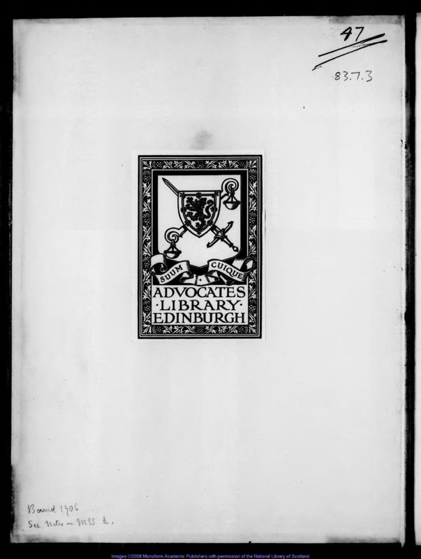 View document: Bound volume of papers concerning the Darien Expedition.