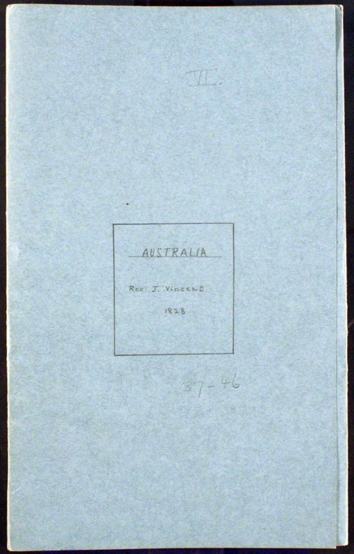 View document: Sydney Diocese: Box 4, 1808-1842.