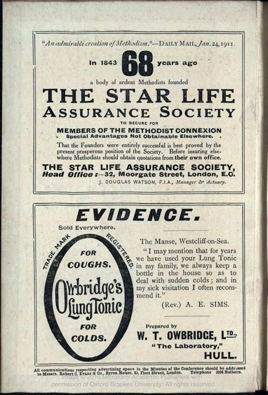 View document: Yearly conference (168th : 1911 : Cardiff).