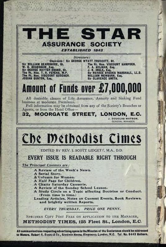 View document: Yearly conference (172nd : 1915 : Birmingham).