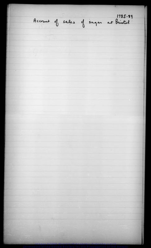 View document: Agents' papers: Thomas Daniel & Sons, Bristol.