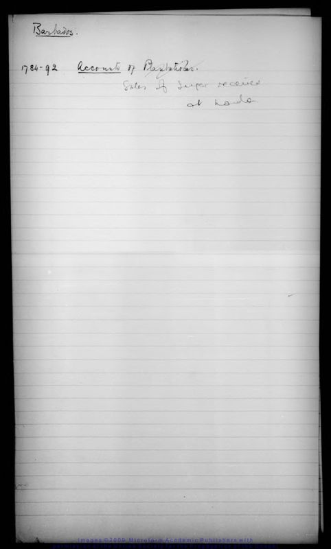 View document: Agents' papers: Marmaduke Trattle, London.