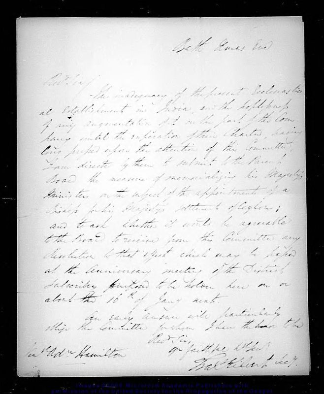 View document: Original letters received, 1827-1856.