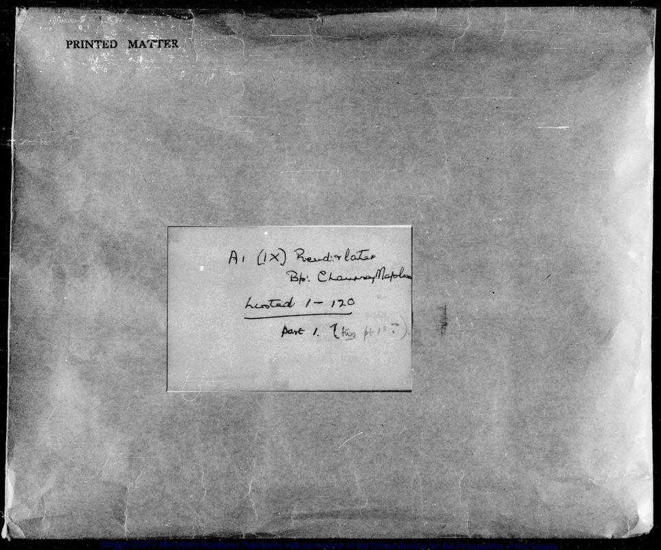 View document: Correspondence and papers of Rev. Chauncy Maples 1877-96.
