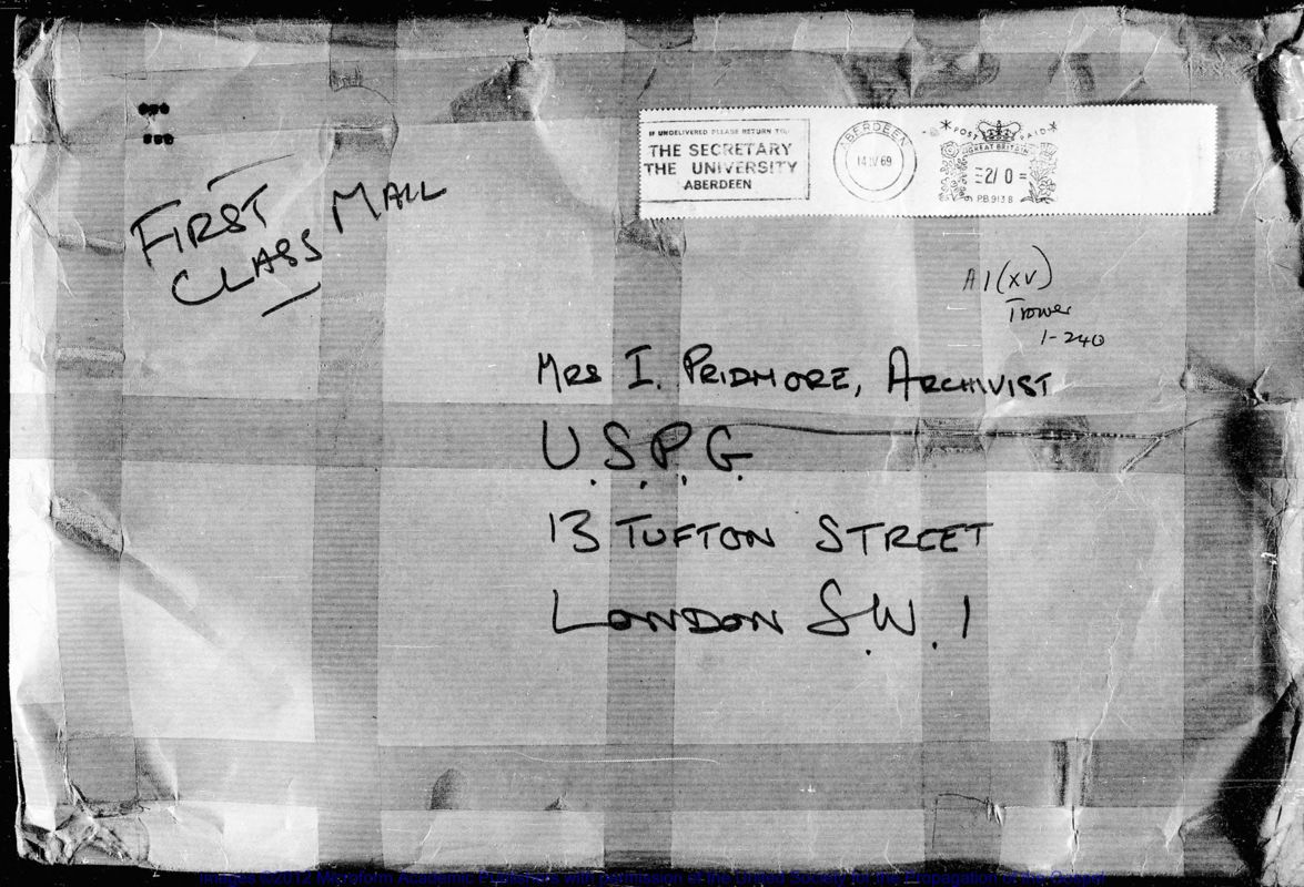 View document: Correspondence of Bishop Trower and other miscellaneous material 1881-1910 part 2.