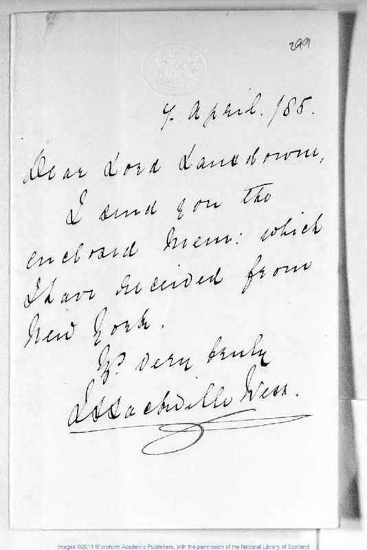 View document: Memorandum and correspondence concerning possible Fenian raids.