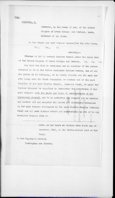 View document: Miscellaneous papers including a note of the native tribes of Canada.