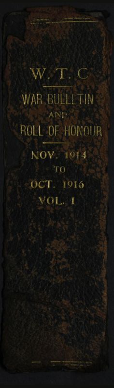 View document: War Bulletin and Letters, 1914.
