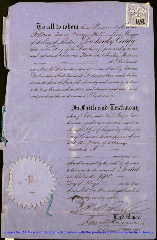 View document: Correspondence and papers on Orde and the Syndicate.