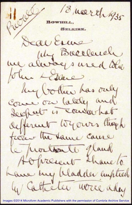 View document: General letters arranged by date, 1930 - 1939.