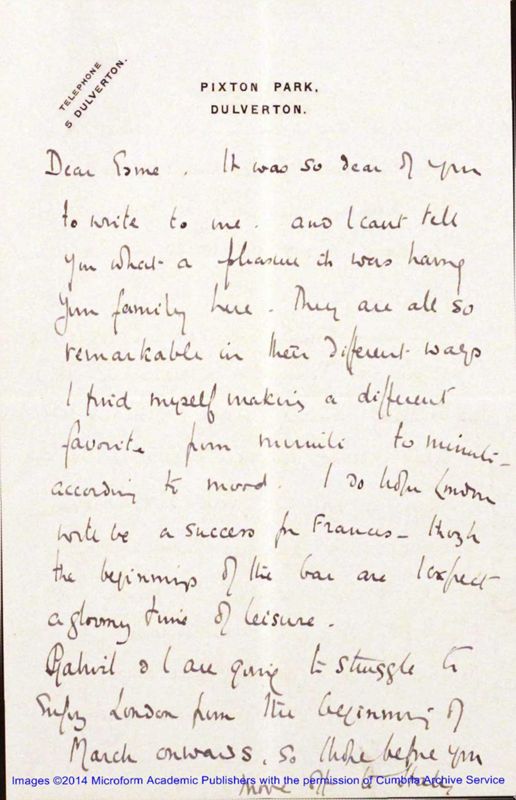 View document: General letters - Undated.