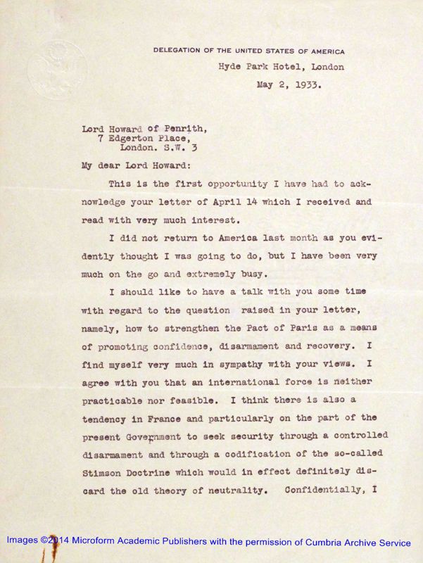 View document: War and Disarmament, 1900 - 1936.