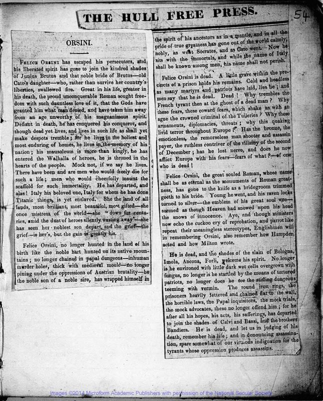 View document: Miscellaneous Local Publications, 1858 - 1934.