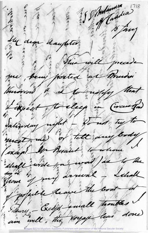 View document: General Correspondence and Papers, 1890 - 1899.
