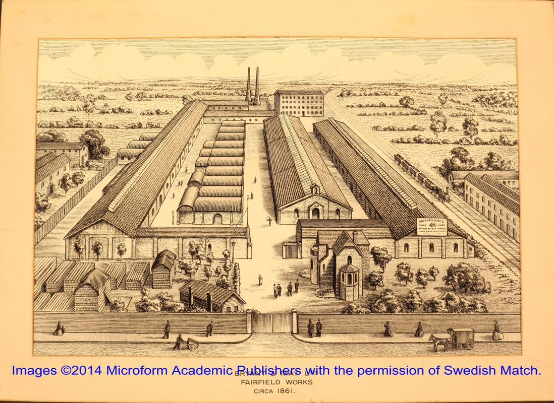 View document: Fairfield Works, c1861.