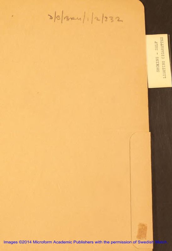 View document: Self-lighting cigarettes debate.