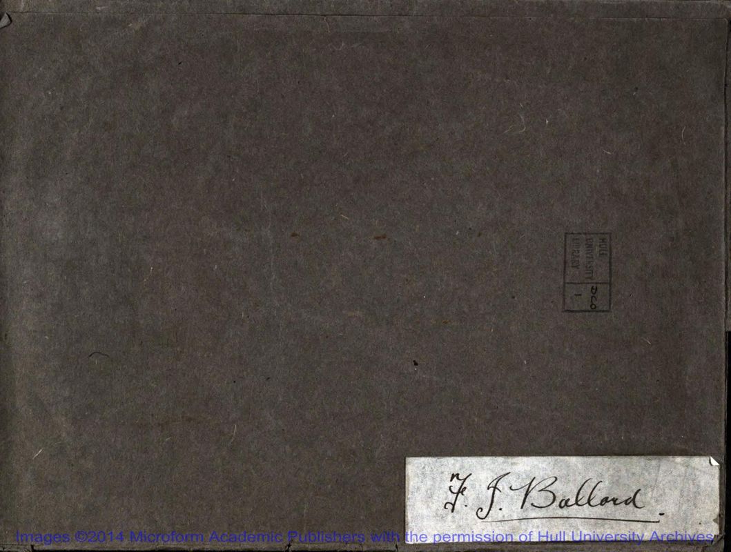 View document: Willesden branch.