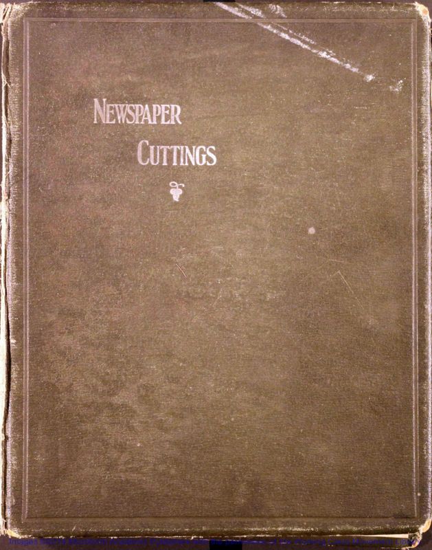 View document: Thomas Ellison scrapbook.