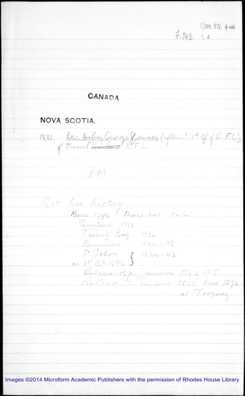View document: C-Can-NFL-4 add, 1821-1843.