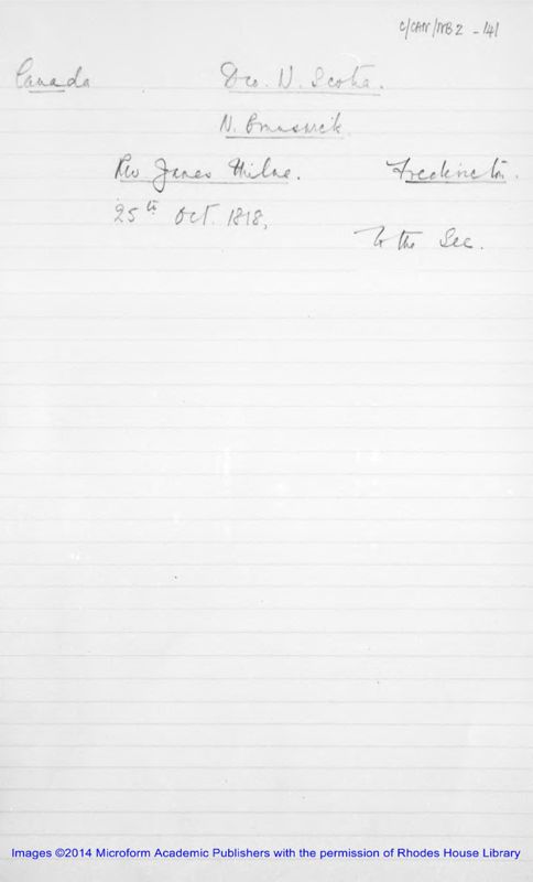 View document: C-Can-NB-2, 1818-1844.