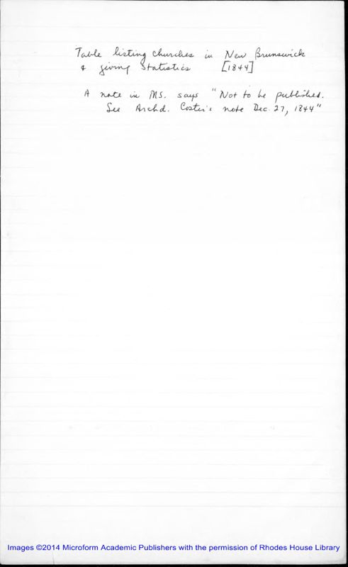View document: C-Can-F-1-33, 1844-1858.