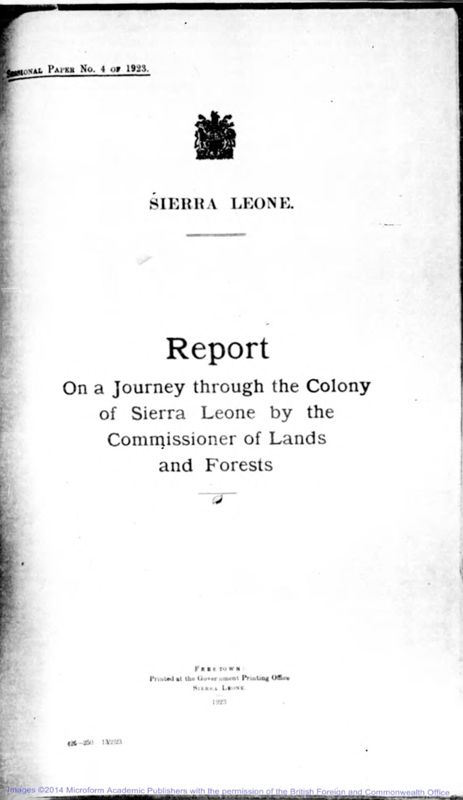 View document: Land and Forests 1922-1928.
