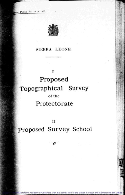 View document: Lands and Surveys 1925-1961.