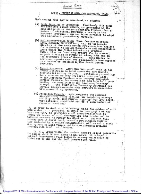 View document: Soil Conservation, 1948-1951.