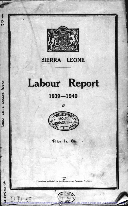 View document: Labour 1939-1961.