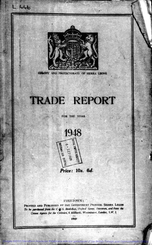 View document: Trade 1945-1949.