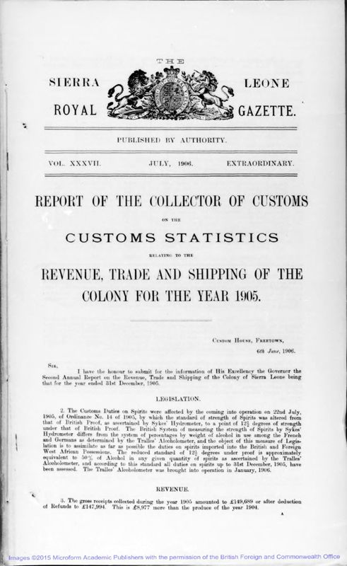 View document: Customs Comptroller 1905-1921.
