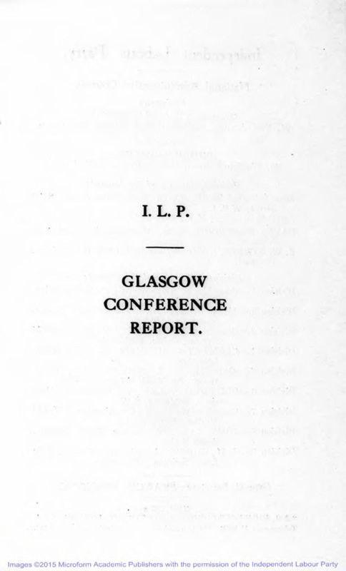 View document: Annual reports of the ILP, 1920-1924.