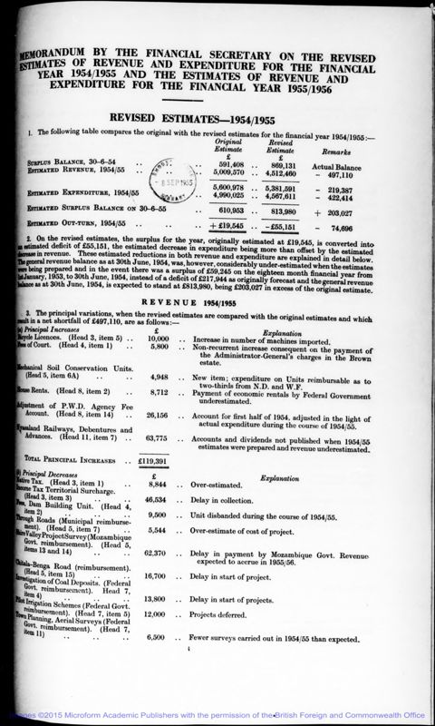 View document: Estimates 1955-1960.