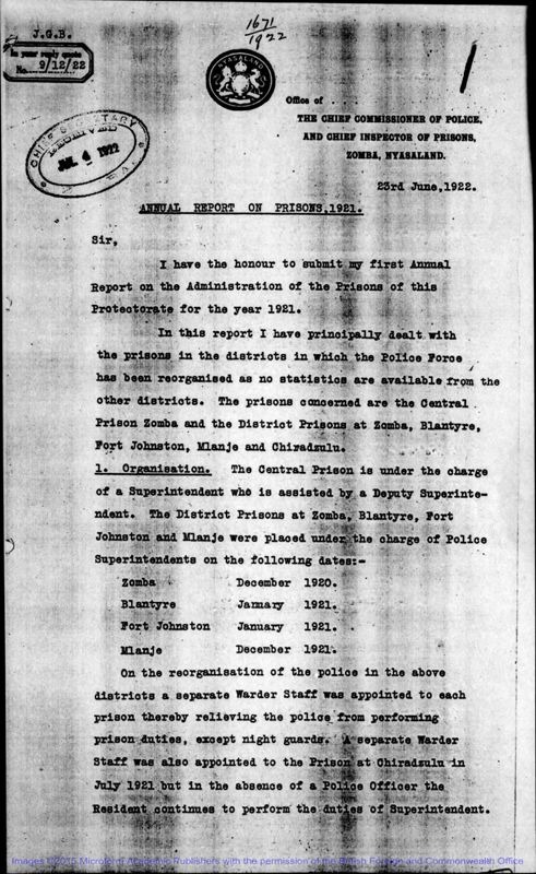 View document: Prisons 1921-1953.