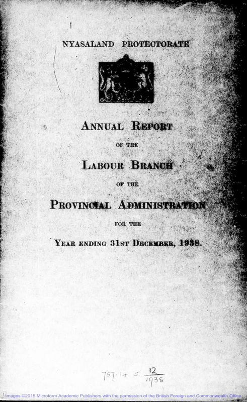 View document: Labour 1938-1950.