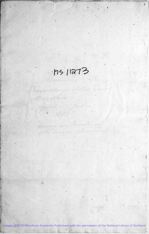 View document: Letter-book containing copies of letters of the 1st Earl, Apr-Jun, 1806.