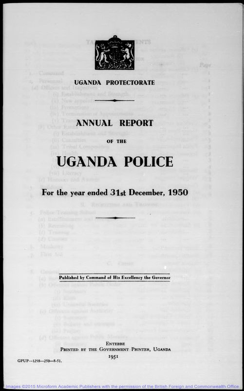 View document: Police, 1950-1961.