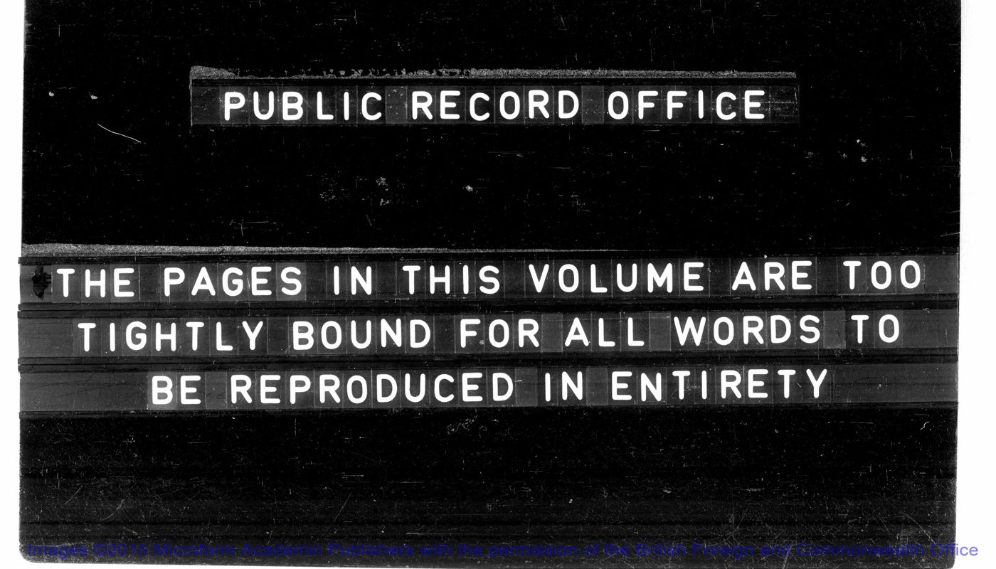View document: Administrator General, 1926-1961.